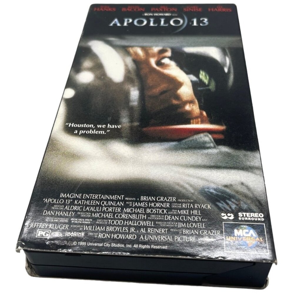 Apollo 13 VHS tape 1995 Universal Pictures 1995 140 minutes rated PG READ
